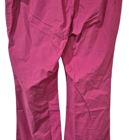 Iguana Med Women's Power Pink Poly/Cotton/Spandex Flare Leg Scrub Pants NEW NWT - Picture 3 of 15